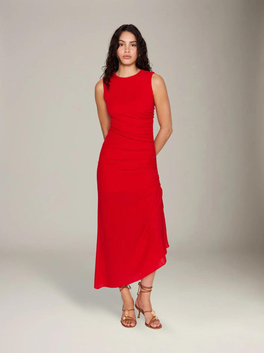 Rosa Drawstring Midi Dress