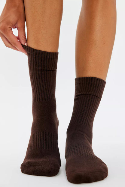 FP Pilates Socks-Chocolate