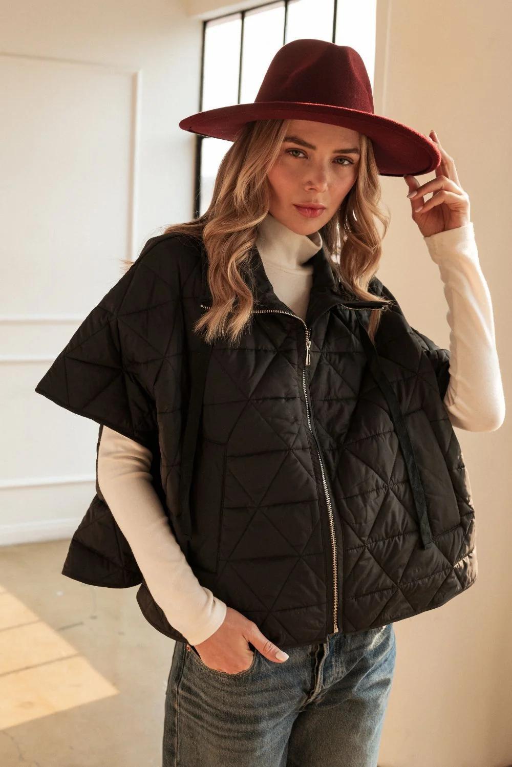 Jamel Puffer Jacket- Blk