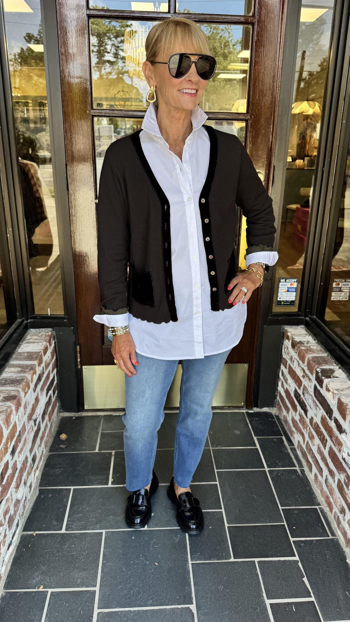 Cut Loose Crop Cardi