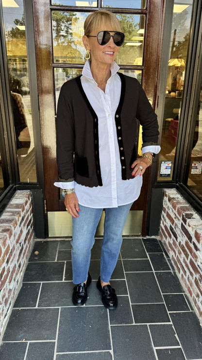 Cut Loose Crop Cardi