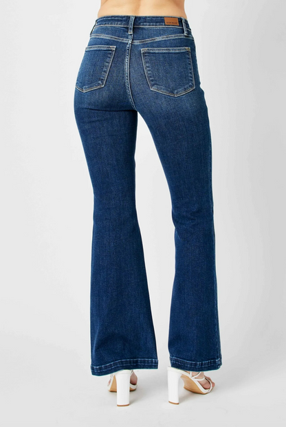 Judy Blue Angled Flare Denim