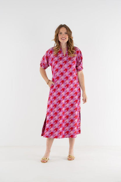 Emily McCarthy Poppy-Houndstooth
