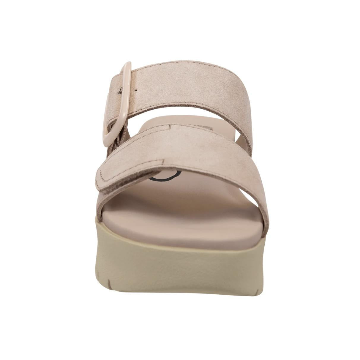 Cameo Platform Sandals- Beige