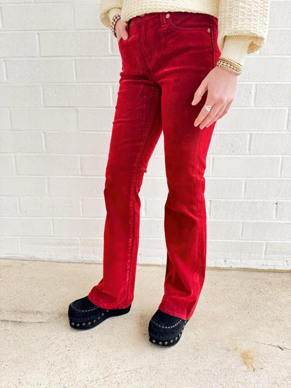 Dear John Jaxtyn Denim- Cherry Red