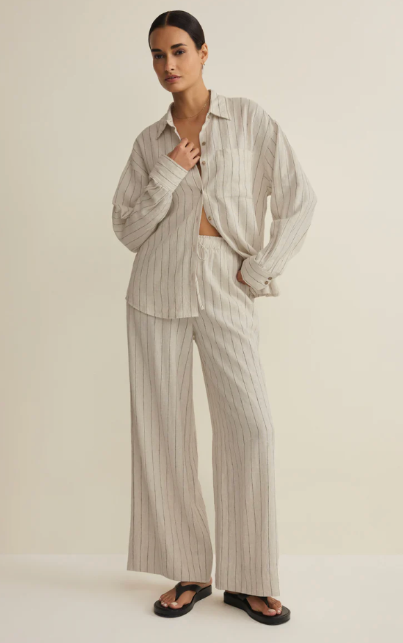 Henri Striped Wide Leg Pant