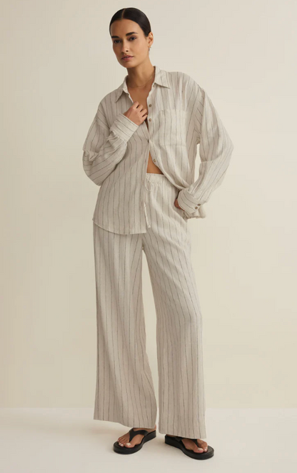 Henri Striped Wide Leg Pant
