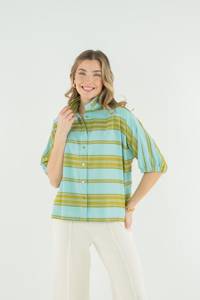 Emily McCarthy Bonny Top-Fringe Stripe