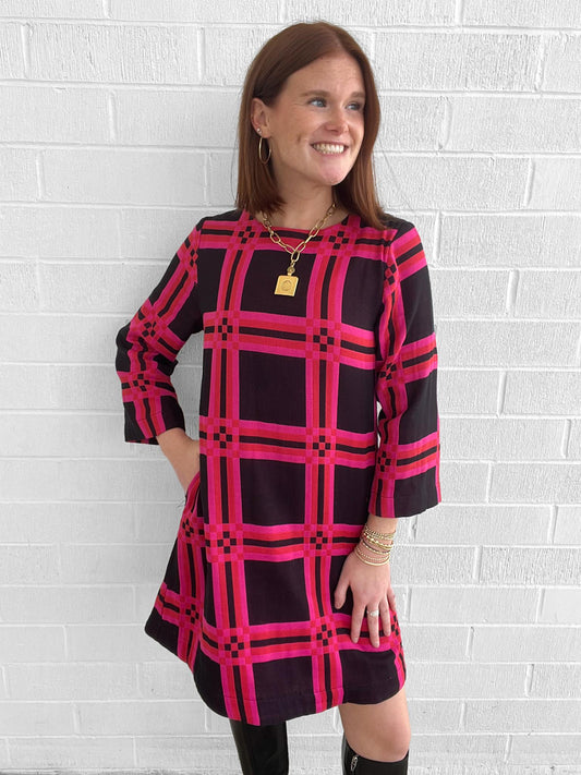 Plaid Shift Dress