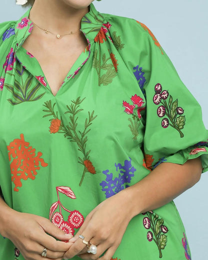 Island Print Top