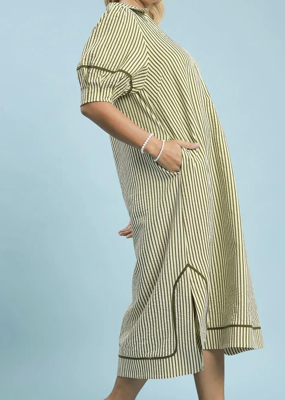 Border Stripe Dress