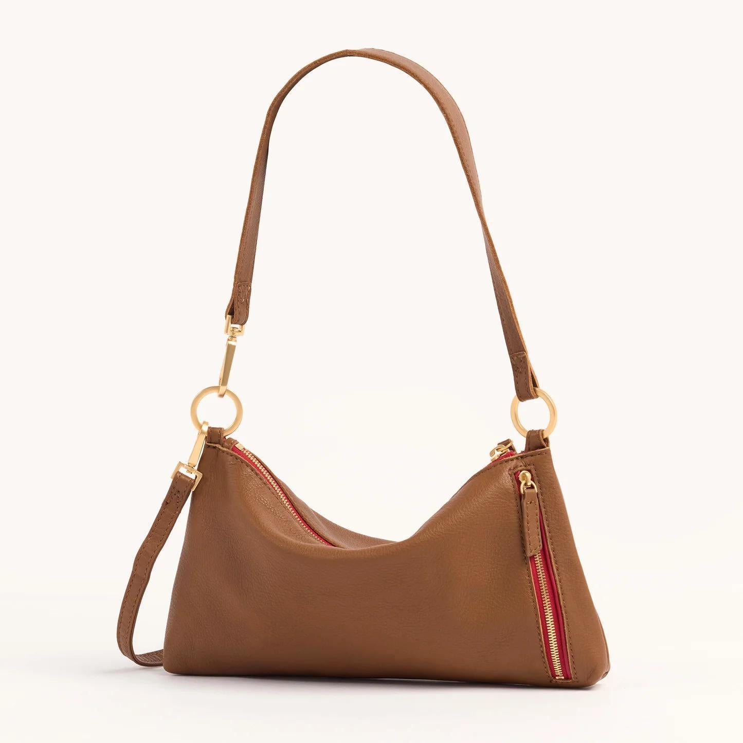 Hammitt Kyle Red Zip-Mahog