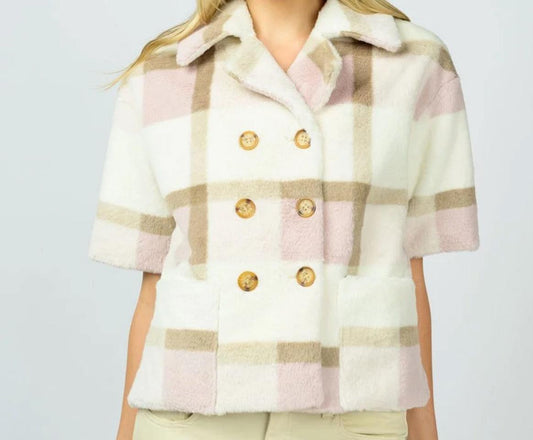 Ivy Jane Double Button Fur Top