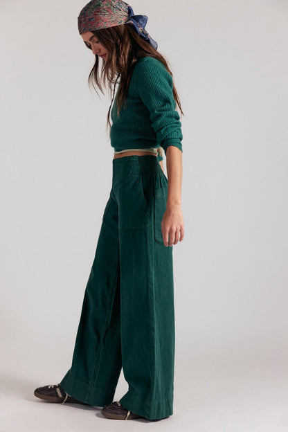 Breezy Denim Pull On- Pineneedle