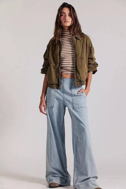 Free People Breezy Denim Pull On