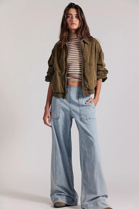Free People Breezy Denim Pull On
