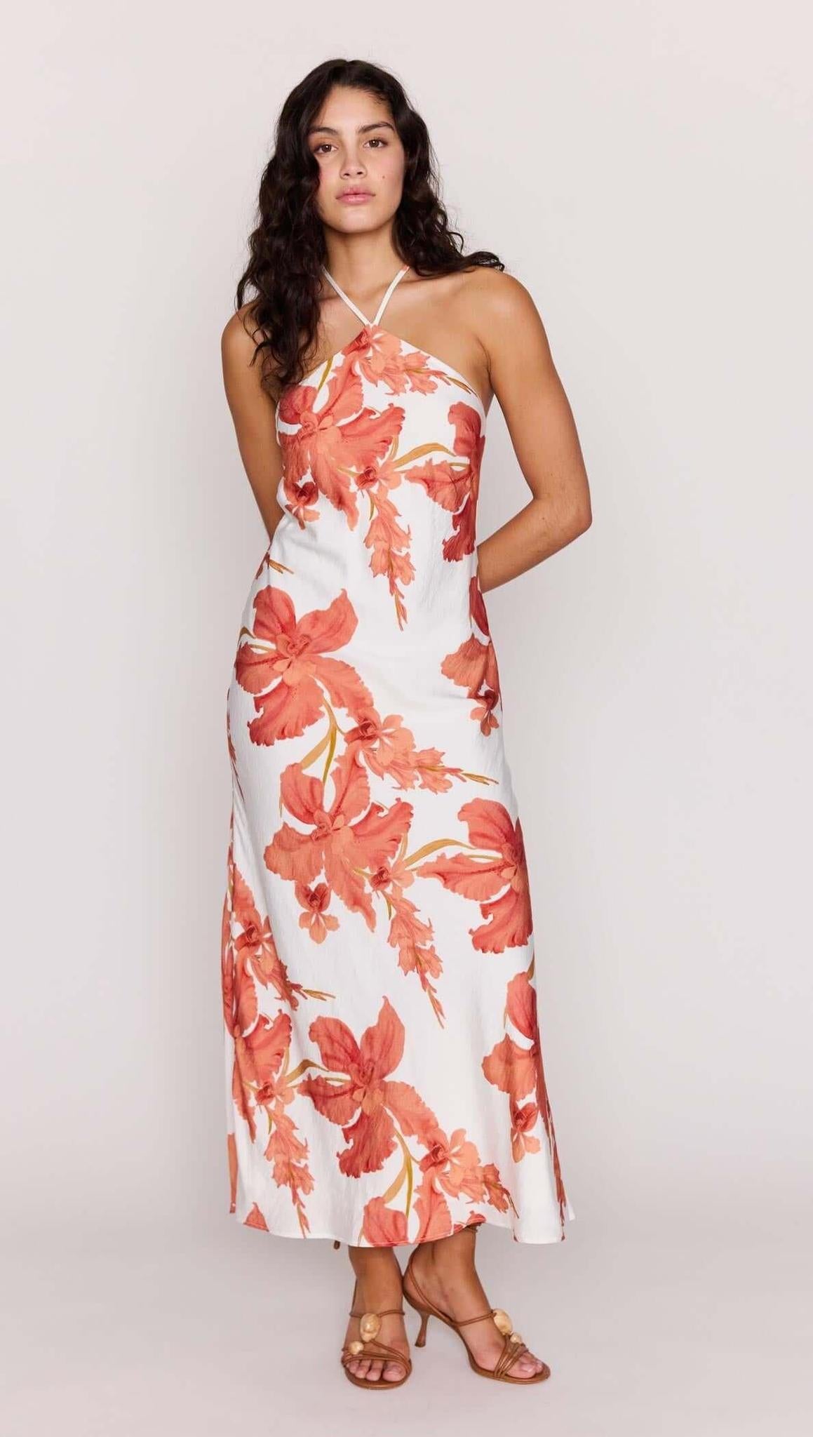 Isla Halter Maxi Dress