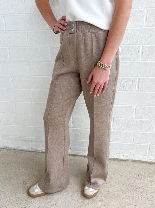 Spanx Cropped AE Brushed Flare- Birch