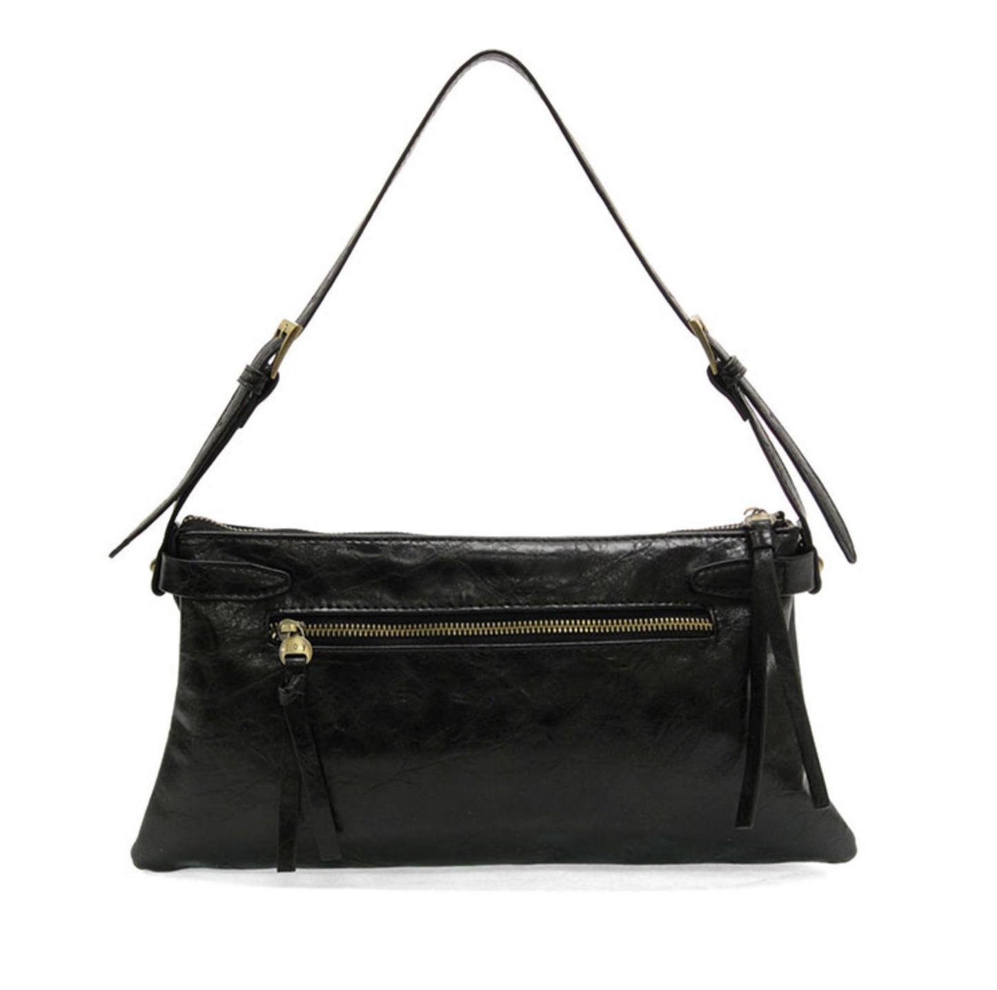 Trapeze Shoulder Bag- Black