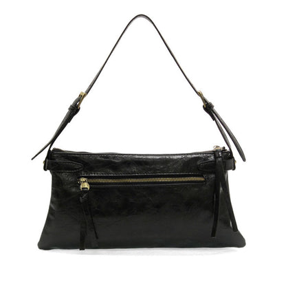 Trapeze Shoulder Bag- Black