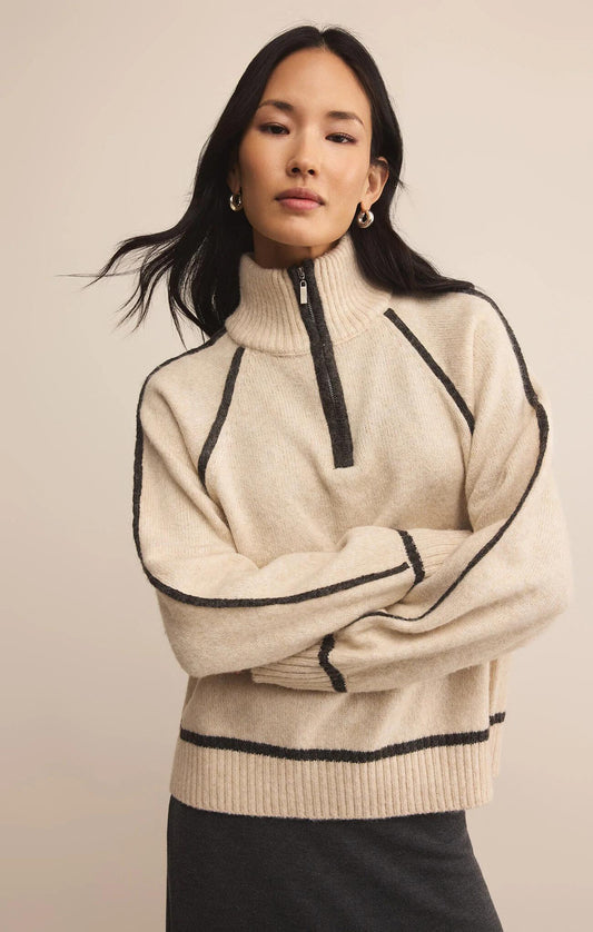 Z Supply Alps Half Zip Sweater