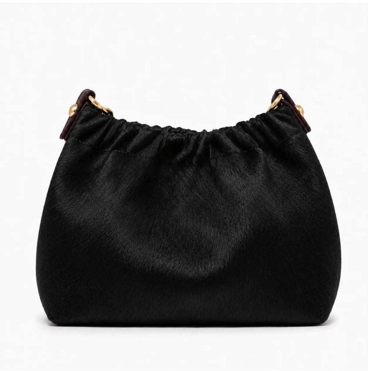 Cowhide Crossbody-BLK