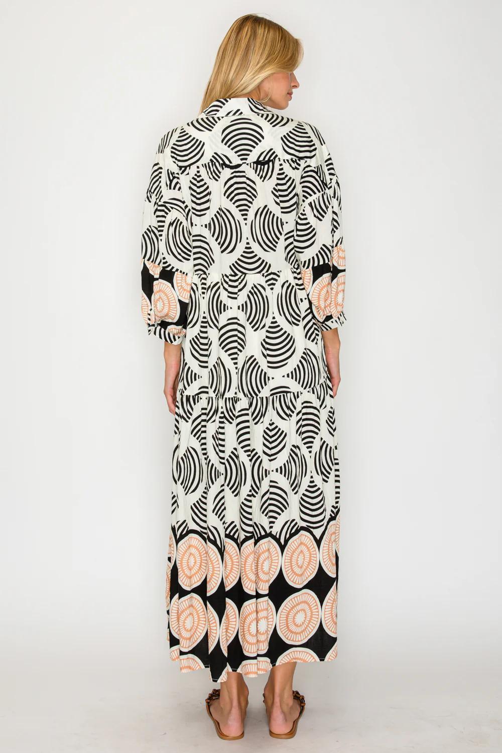Midnight Shell Maxi Dress