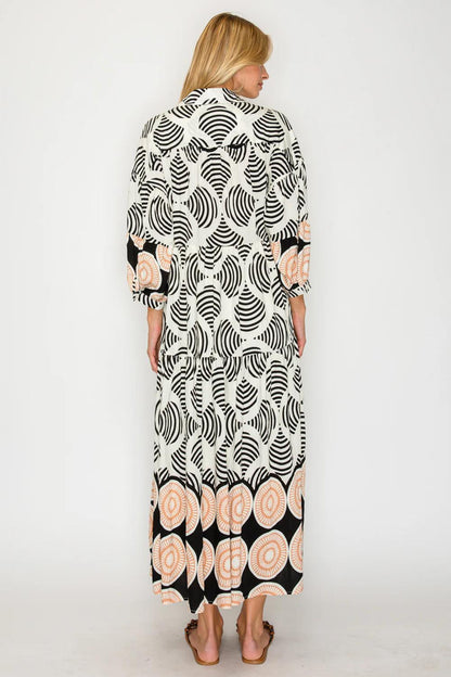 Midnight Shell Maxi Dress