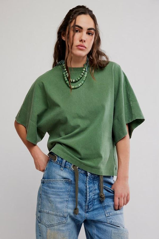 Free People Atlas Tee- Forest Fairy