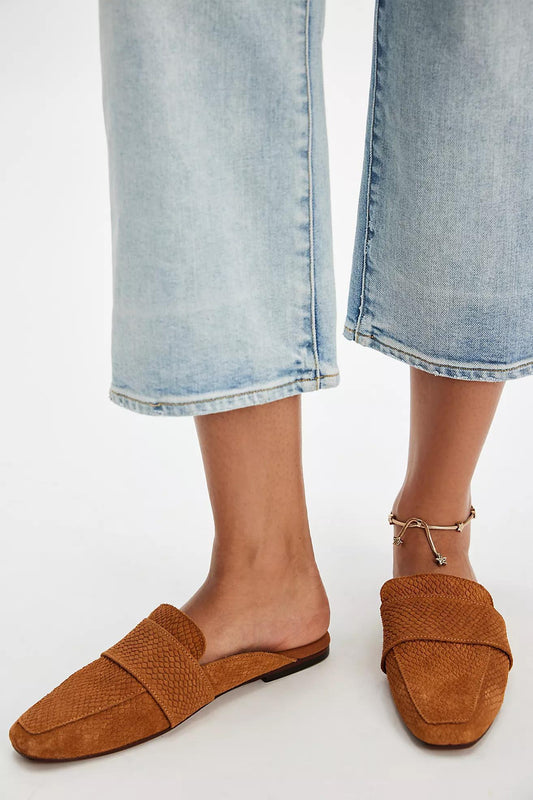 Free People At Ease Loafer- Tan Suede