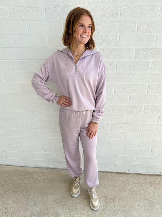 Scuba Pant Set- Blush