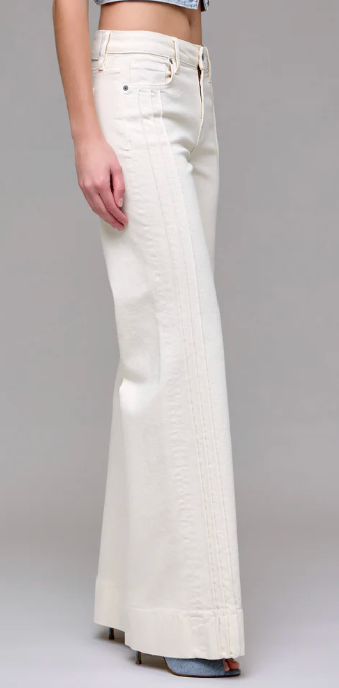 Hidden Happi Flare Denim- Ecru