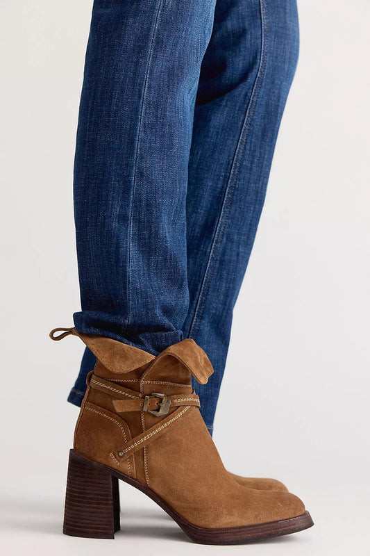 Landry Platform Boot- Tan