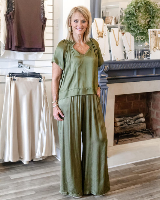 Amara Pant- Olive