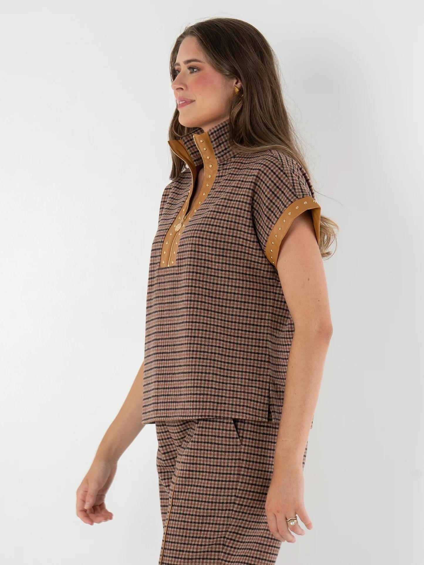 Poppy Pullover- Tweed