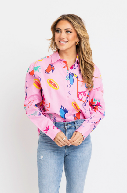 Artist Poplin Button Up