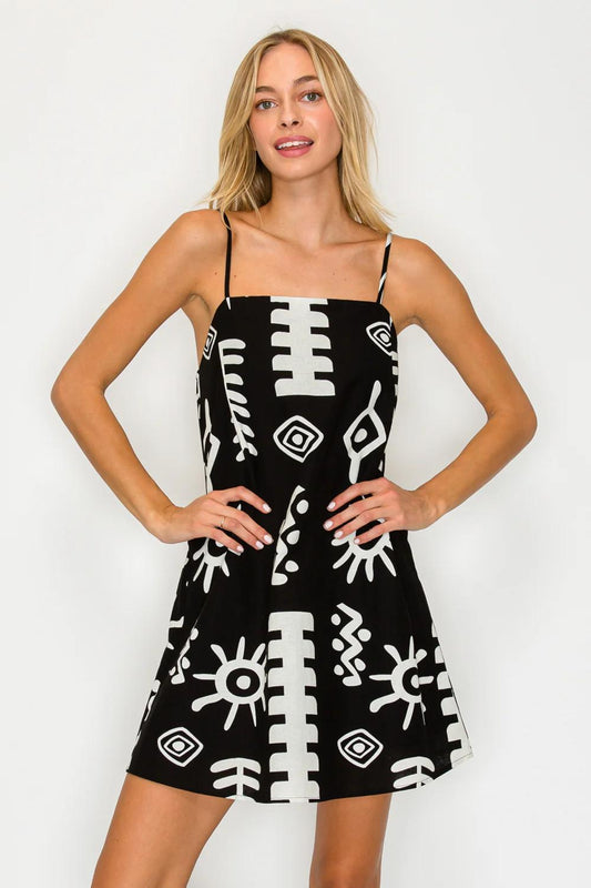 Paros Geometry Shift Dress