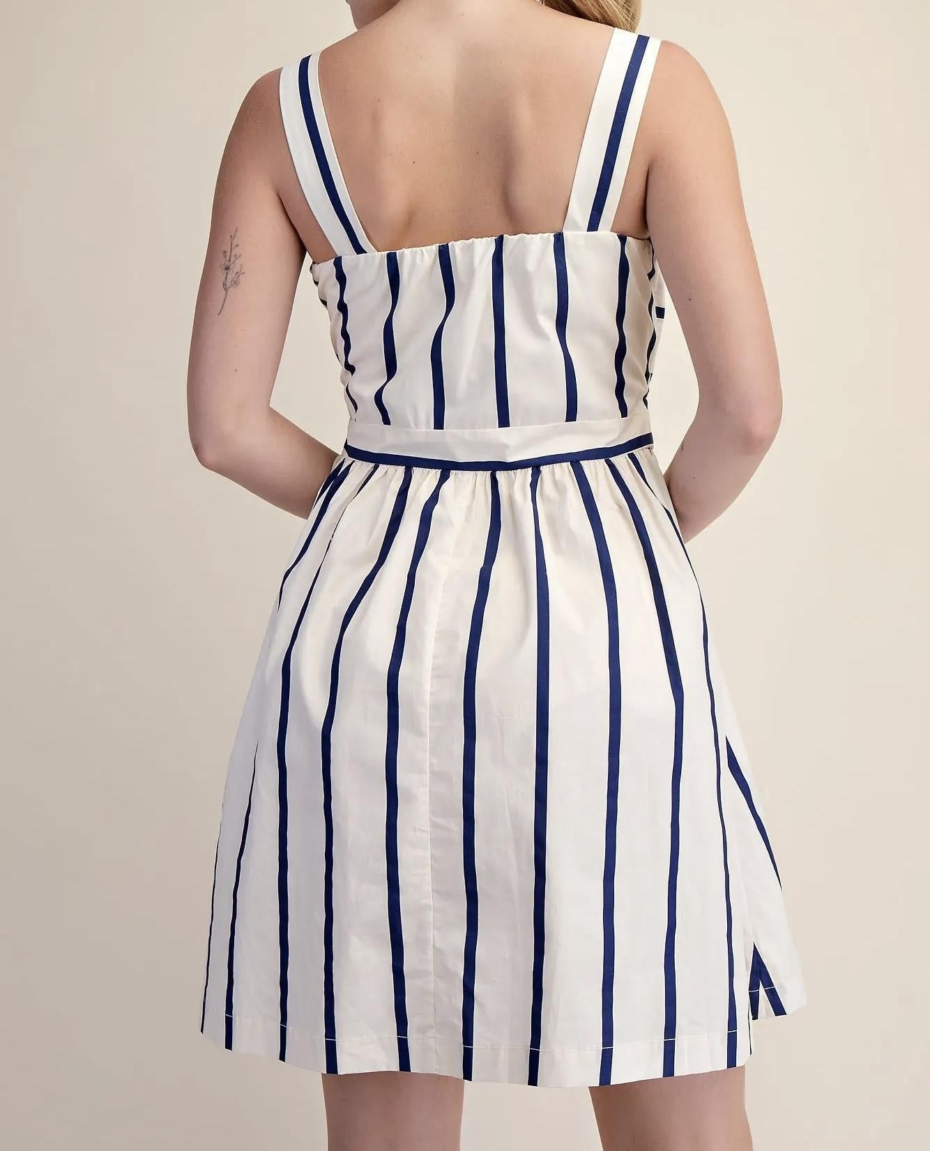Stripe Fit and Flare