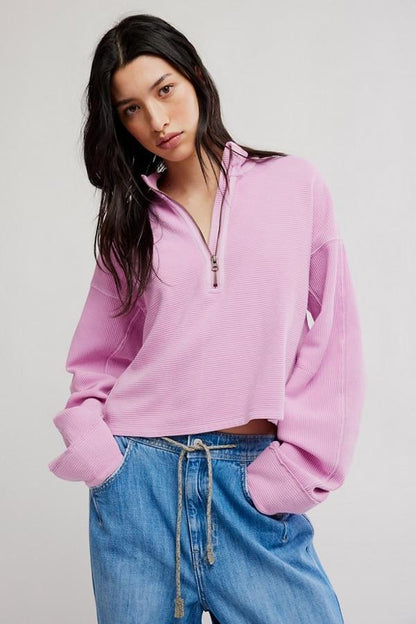 FP Celeste Quarter Zip-Pink