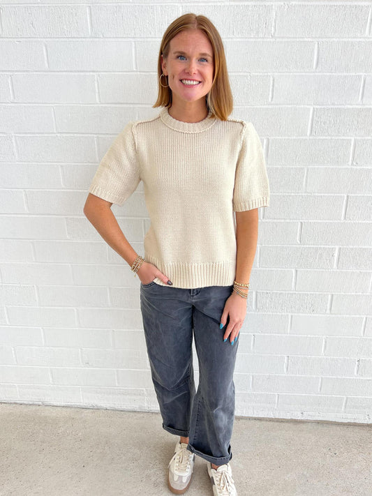 Dear John Sabine Sweater- Natural