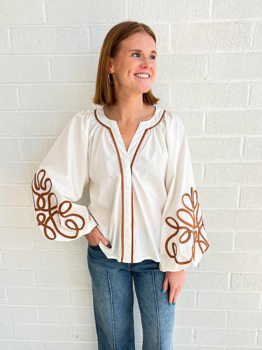 Soutache Detail Top