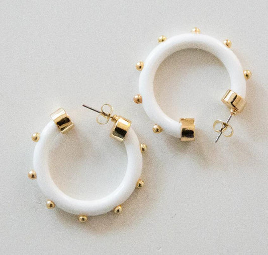 Mini Hoo Hoops- White