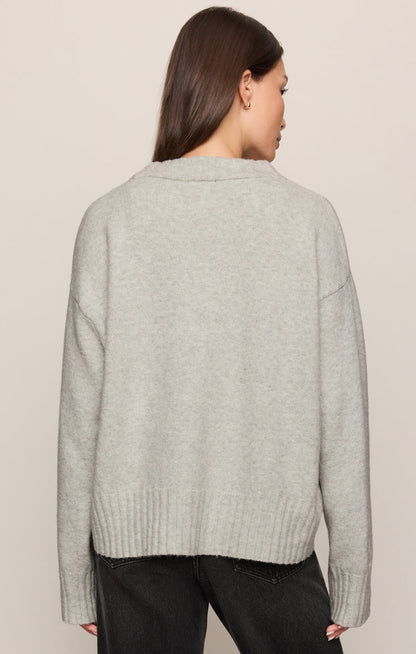 Eastwell Pullover Sweater- Feather Gray