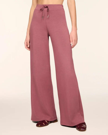 Spanx Wide Leg Pant- Rum Raisin