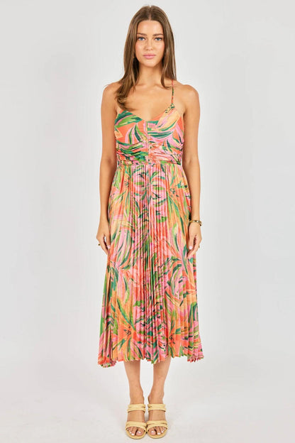 Sunset Ridge Pleated Dress