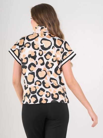 Emily McCarthy Poppy Pullover- Spot Cheetah