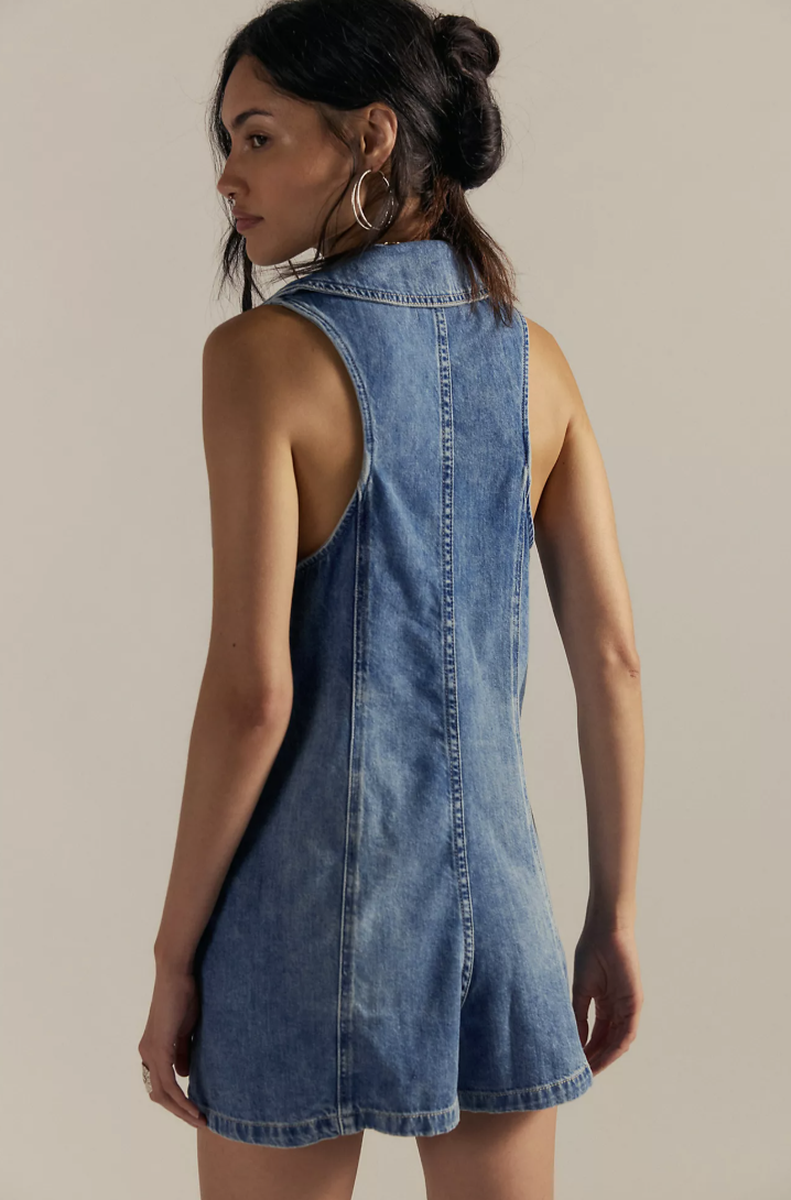 Free People Dover Playsuit- Candy