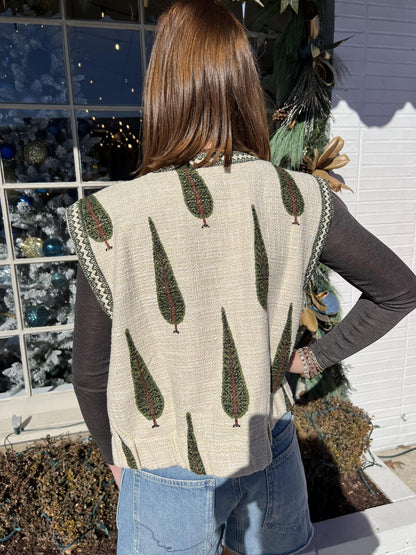 Ivy Jane Tree Print Vest