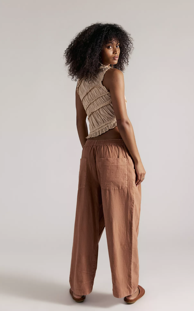 Free People Chambers Pull On Pant- Canyon