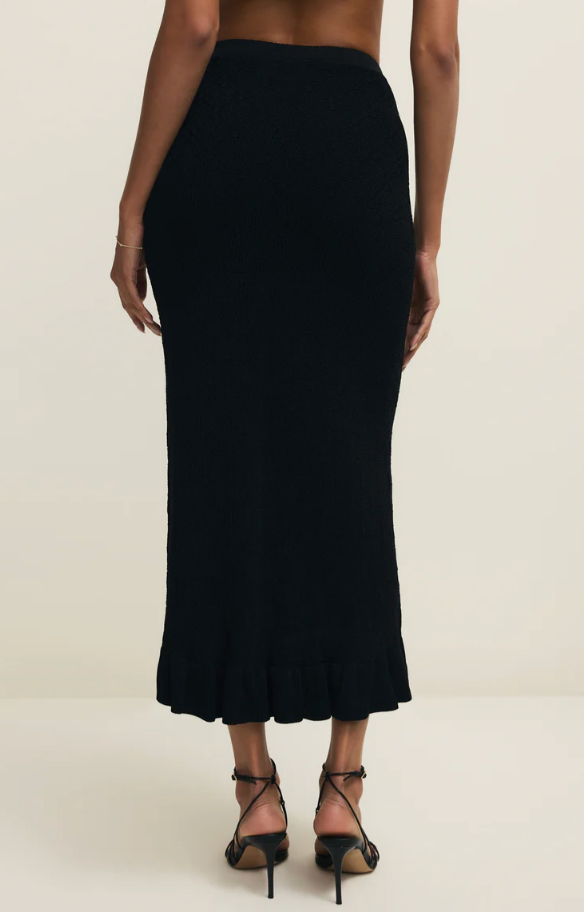 Ramona Sweater Skirt-Blk